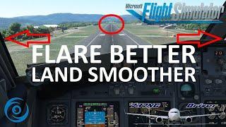 Improve your LANDINGS: How to apply proper FLARE TECHNIQUE | Real Airline Pilot