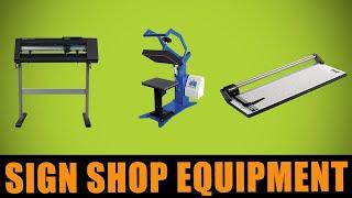 Equipment for Your Sign Shop From JDS Sign Supply