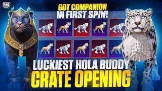 BEST LUCK EVER GOT MYTHIC IN FIRST SPIN HOLA BUDDY CRATE OPENING