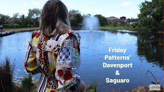 The Friday Pattern Co. Davenport in 'Positano' Linen, and a Davenport / Saguaro hack