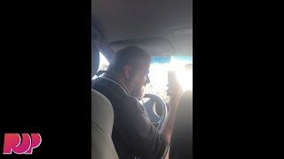 Uber Driver Loses His Mind At Passenger That Won't Leave His Car