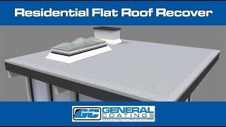 Spray Foam Roof Detail - Residential Flat Roof Recover