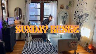 Homebody sunday reset | cleaning after brunch, favorite cleaning products and ASMR 🫧