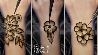 Top 3 stylish back hand mehndi design | easy & simple mehndi design | mehandi design | mehndi.