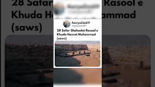 28 Safar Shahadat Rasool Allah (saws) #shiastatus #shorts #ytshorts