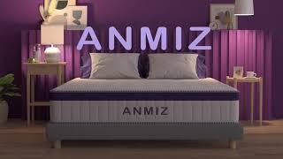 Anmiz hybrid mattress---Let you get the best sleep possible.