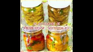 ZUCCHINE E PEPERONI SOTT'OLIO   Conserve della tradizione/MICLI