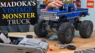 BAD BOYS LEGO CAR! MONSTER TRUCK CRASHES BOND 007 ASTON MARTIN | REVIEW WITH AFOL MADOKA