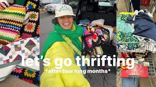 first time thrifting in four months! | spring + summer 2024 thrift list