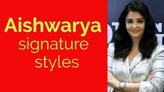 Aishwarya name signatures in different styles