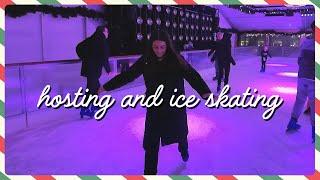 Hosting a Christmas Lunch & Learning to Skate | Vlogmas Day 14 