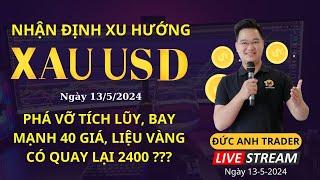 24h Trading thực chiến 13-5-2024. Phân Tích Xu Hướng giá Vàng, Forex, xauusd.