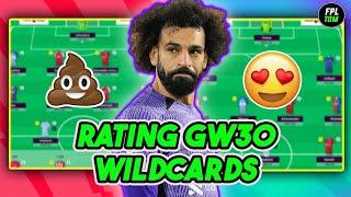 SAVAGELY rating your FPL GW30 WILDCARD drafts! 