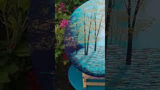 Amanda Horvath forest bathing paintings connecting with nature and woodlands @amandahorvathfineart