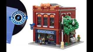 Downtown Records - Modular LEGO Record Store