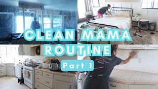 TRYING CLEAN MAMA ROUTINE QUICK HOME RESET || CLEANING MOTIVATION || Rintuf Portable Air Conditioner