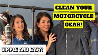 Clean your Motorcycle Riding Gear - QUICK AND EASY OPTION