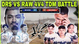 DRS GAMING vs RAW ESPORTS | 4v4 TDM Battle | Clash with kvn #drsgaming #pmpl