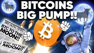 PREPARE! A Massive PUMP For Bitcoin is INCOMING!!