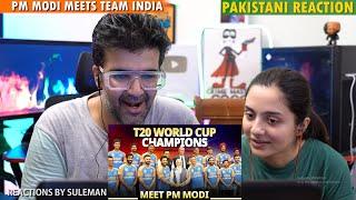 Pakistani Couple Reacts To PM Modi Meets To  India | The New T20 World Champions