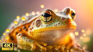 Relax and Enjoy the Wonders of Colorful Frogs in This 4K UHD Video with Peaceful Relaxing Music