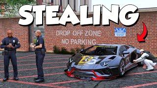 STEALING BILLIONAIRE GANG LAMBORGHINI IN GTA V RP