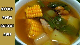 Resep Sayur Asem Betawi Asli Enak Pedes Sedap & Seger