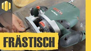 BOSCH POF 1200 AE in einen FRÄSTISCH einbauen!