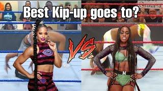 Naomi vs Bianca Belair - Kip-Up Battle!