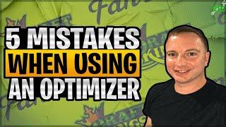 AVOID THESE 5 COMMON MISTAKES WHEN USING A DFS OPTIMIZER