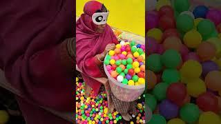 10000 Many Ping Pong balls Pouring challenge for fun  | Day -12 | Part -3 |  #shorts