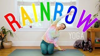Rainbow Yoga  Yoga For All Ages!   17-Minute Yoga Practice