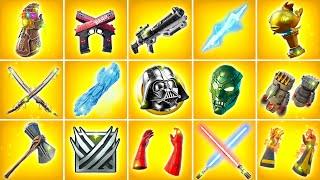 Evolution of All Fortnite Mythic Weapons & Items (Chapter 1 Season 4 - Chapter 6 Season 3)