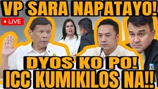 DUTERTE NANGANGANIB MATAPOS ISIWALAT NA KUMIKILOS NA ANG ICC! VP SARA NAPATAYO!