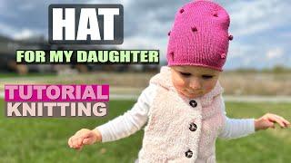 BABY HAT SPRING & FALL - TUTORIAL KNITTING