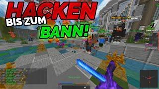 AUF GOMME HACKEN BIS ZUM BANN! - Let's Hack Minecraft QSG, Bedwars, Skywars, Gungame (Xanax)