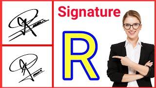 Letter R signature style | How to create R signature | Signature style of my name R