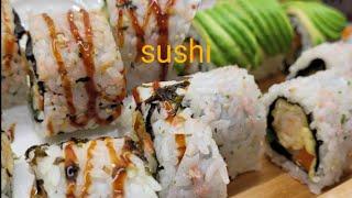 #cách làm sushi/Nhanh gọn/ easy way to make sushi #quetv