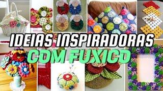 ARTESANATOS COM FUXICO - 107 IDEIAS PARA TI  INSPIRAR 