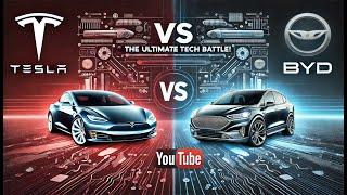 Tesla vs BYD  The Ultimate Tech Battle!