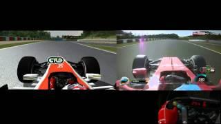 Alonso vs. Romero - Real Life vs. f1fanatic