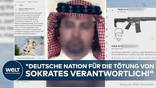 MAGDEBURGER TÄTER: "Deutsche Nation und deutsche Bürger verantwortlich!" Die wirre Welt des Taleb A.