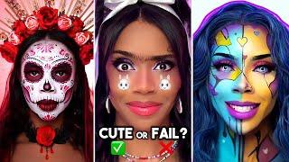 CUTE  or FAIL?  TikTok Filters Makeup Challenges