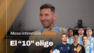 MESSI ELIGE: desde a quién de la scaloneta NO le imitaría el look hasta con quién se iría de joda