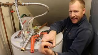 Water Heater Repair Replacing a Corroded Supply Line