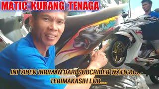 trick AGM mengatasi motor MATIC kurang tenaga