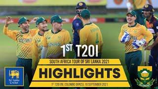 1st T20I Highlights | Sri Lanka vs South Africa 2021