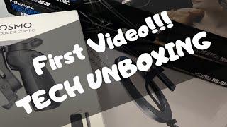 First Tech Unboxing Video! DJI OSMO Mobile 3, Ring Light, Mic Stand (2020: Tagalog)