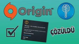 Origin Error Codes 20:99 Hatası Çözümü / Whoops the Installer Encountered an Error