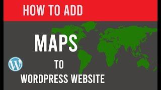 How to add google map into wordpress with mobile phone